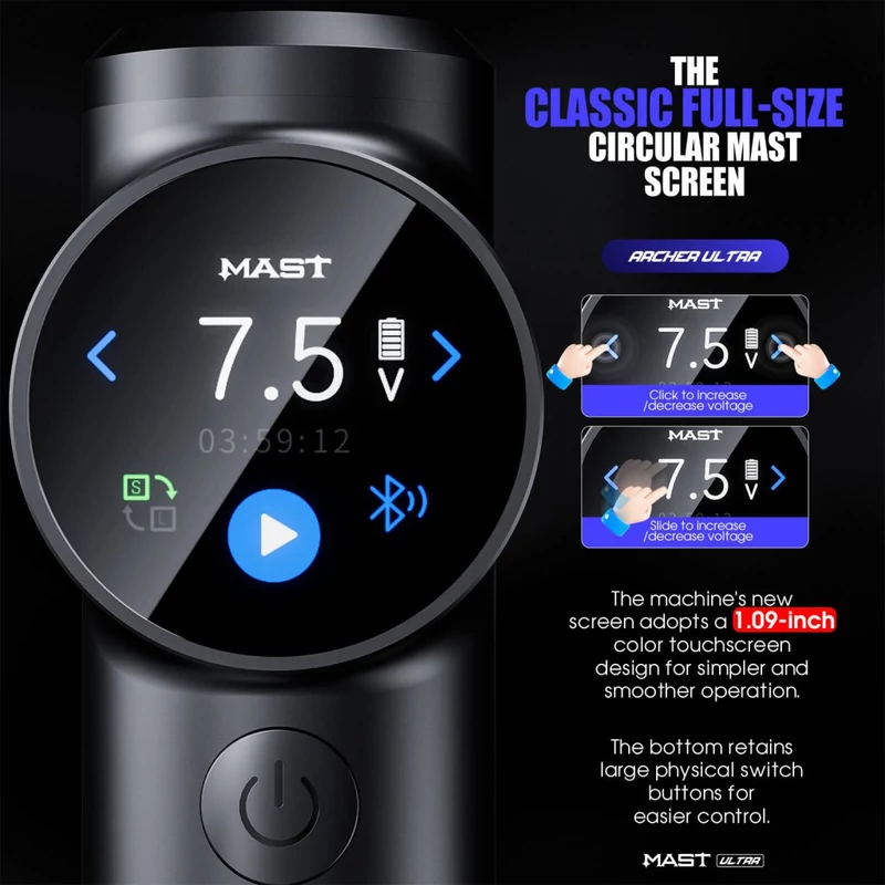 mast-archer-ultra-smart-vezetek-nelkuli-tetovalogep-bluetooth-verzio - kép 11