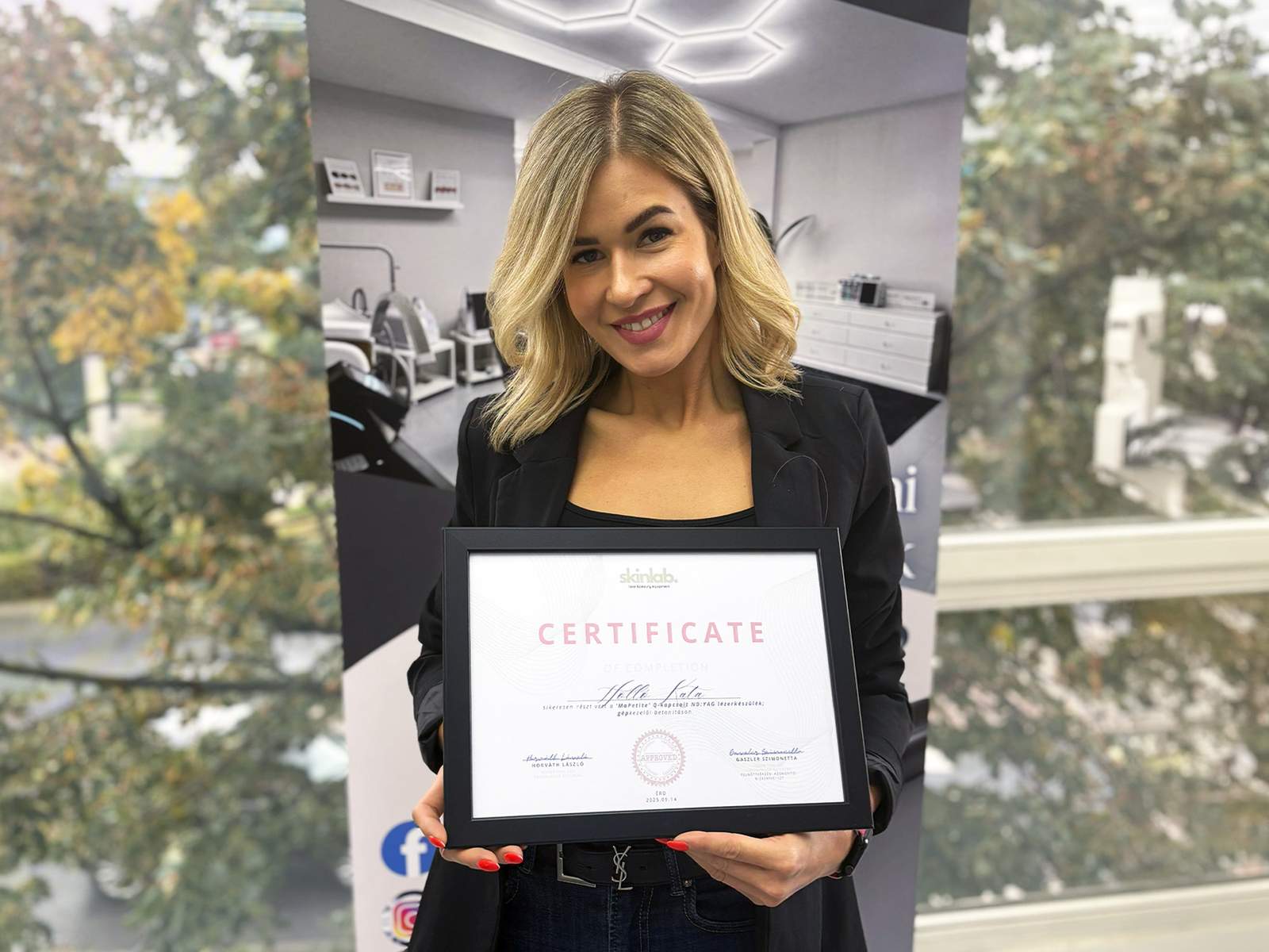 FAR-jegyzett kozmetikai gépkezelő képzés hivatalos tanúsítvány